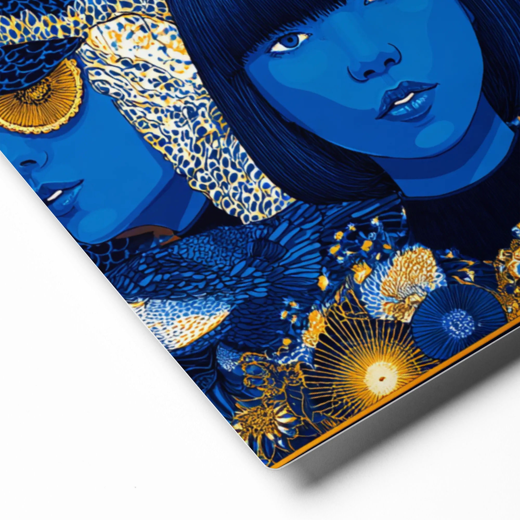 Cobalt Reverie 
 Metal Print | 16″x 20″