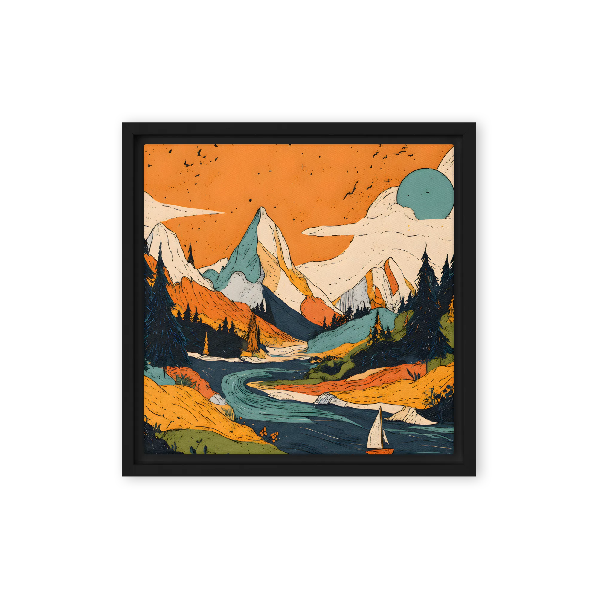 Serene Mountain Journey