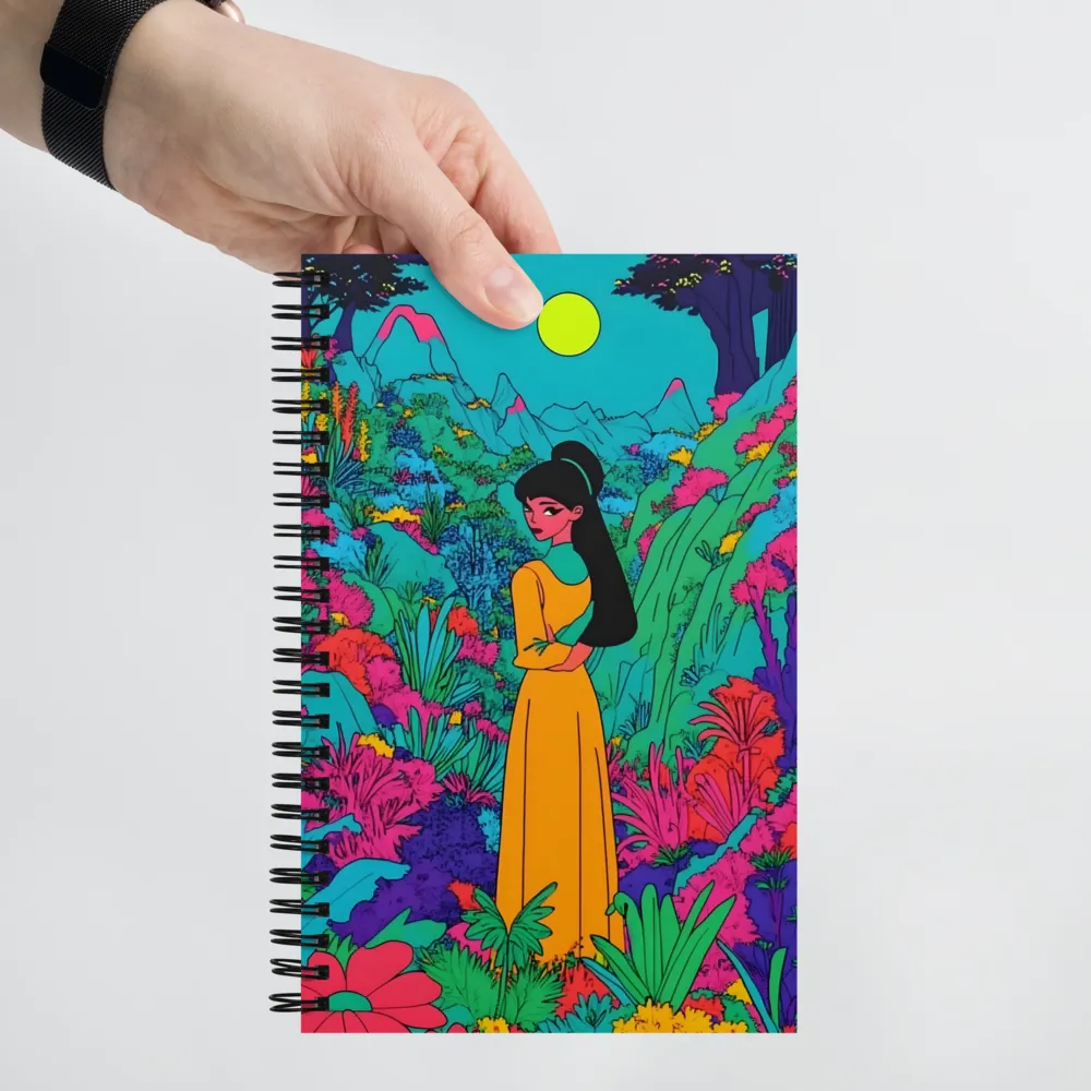Fantasy Jungle Portrait 
 Spiral Notebook | 140 pages