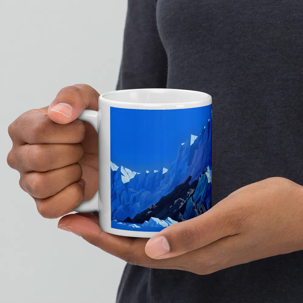 Blue Glacier 
 Mug with Red inside | 15 oz