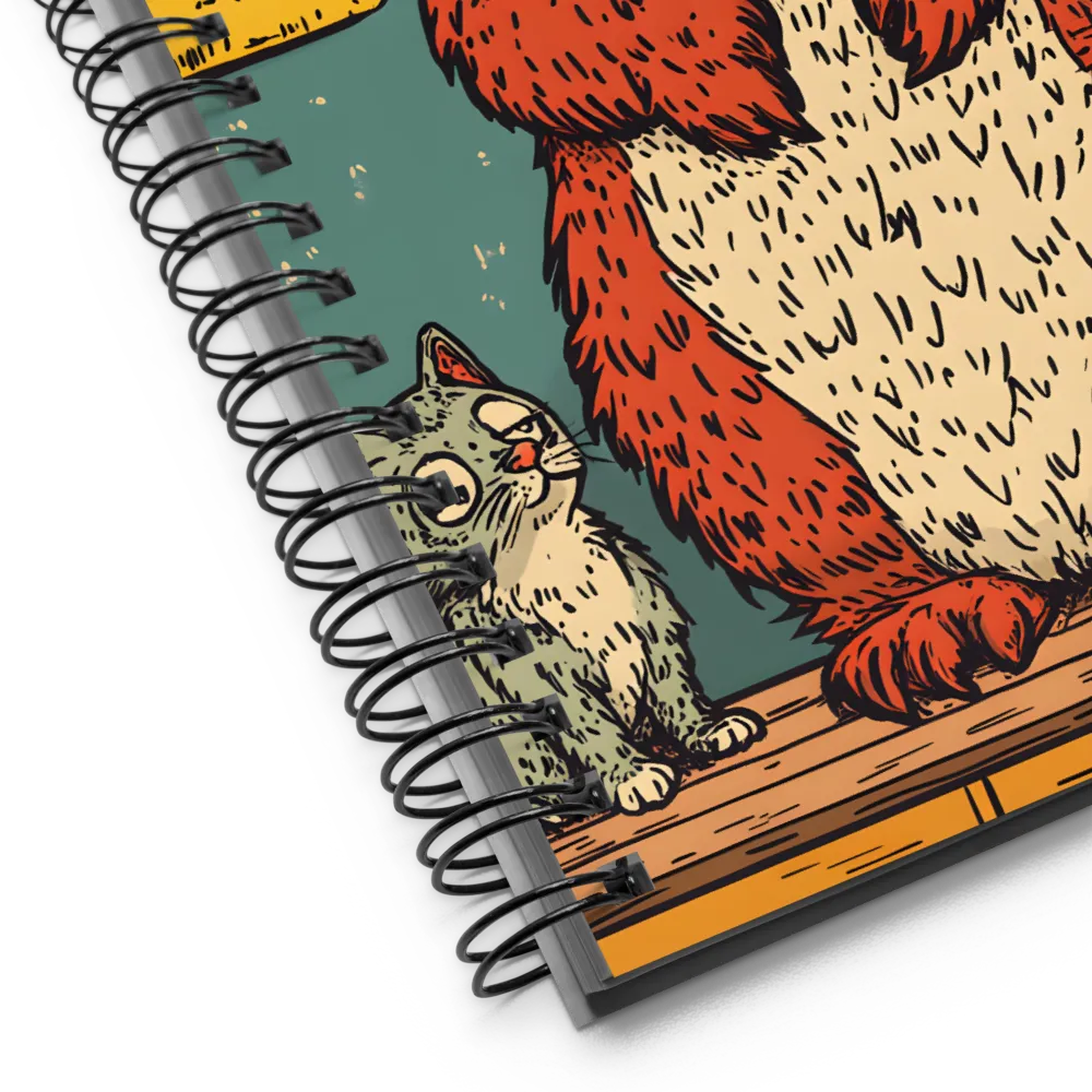 Playful Cat Family 
 Spiral Notebook | 140 pages