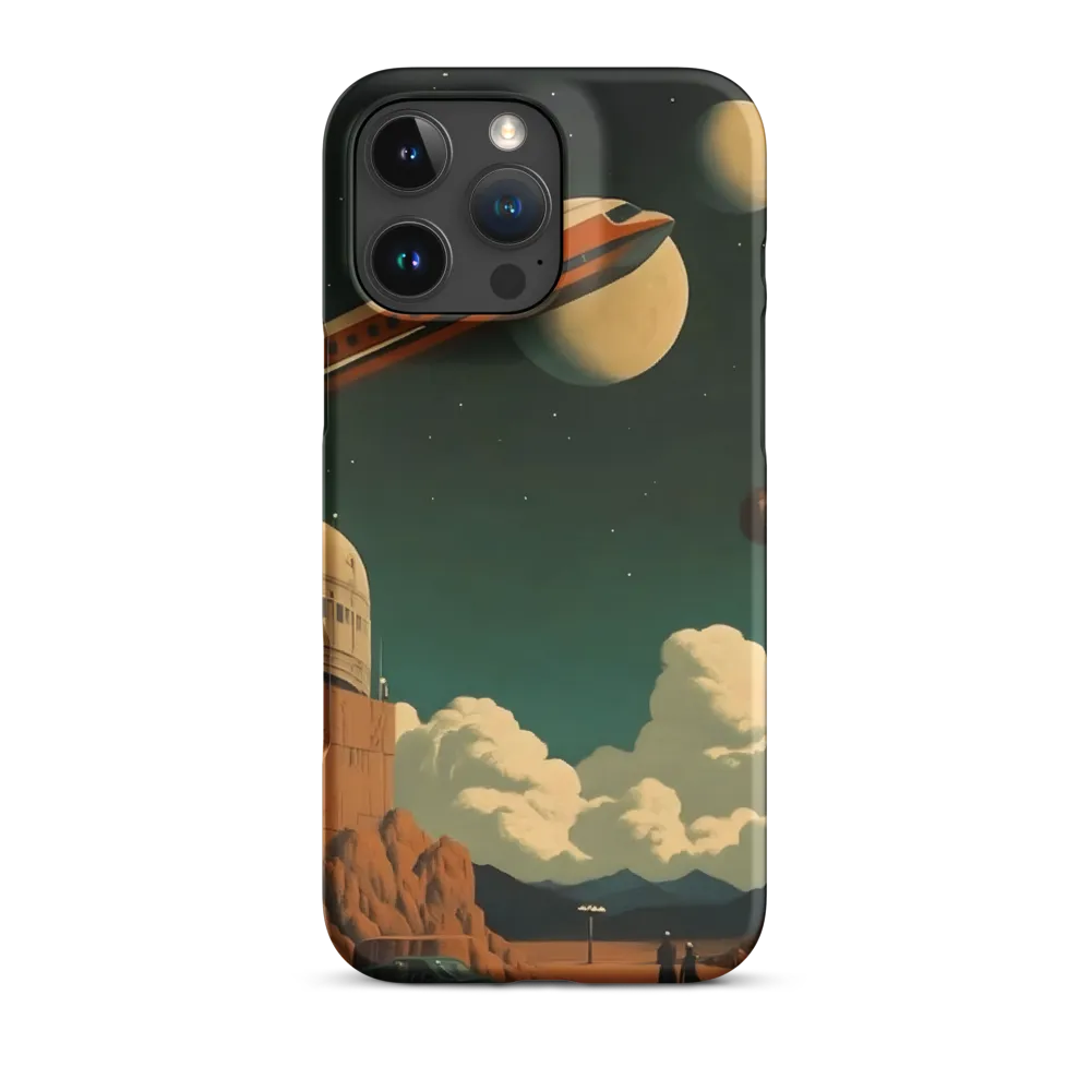 Surreal Spaceship in Planetary Landscape | Phone Case