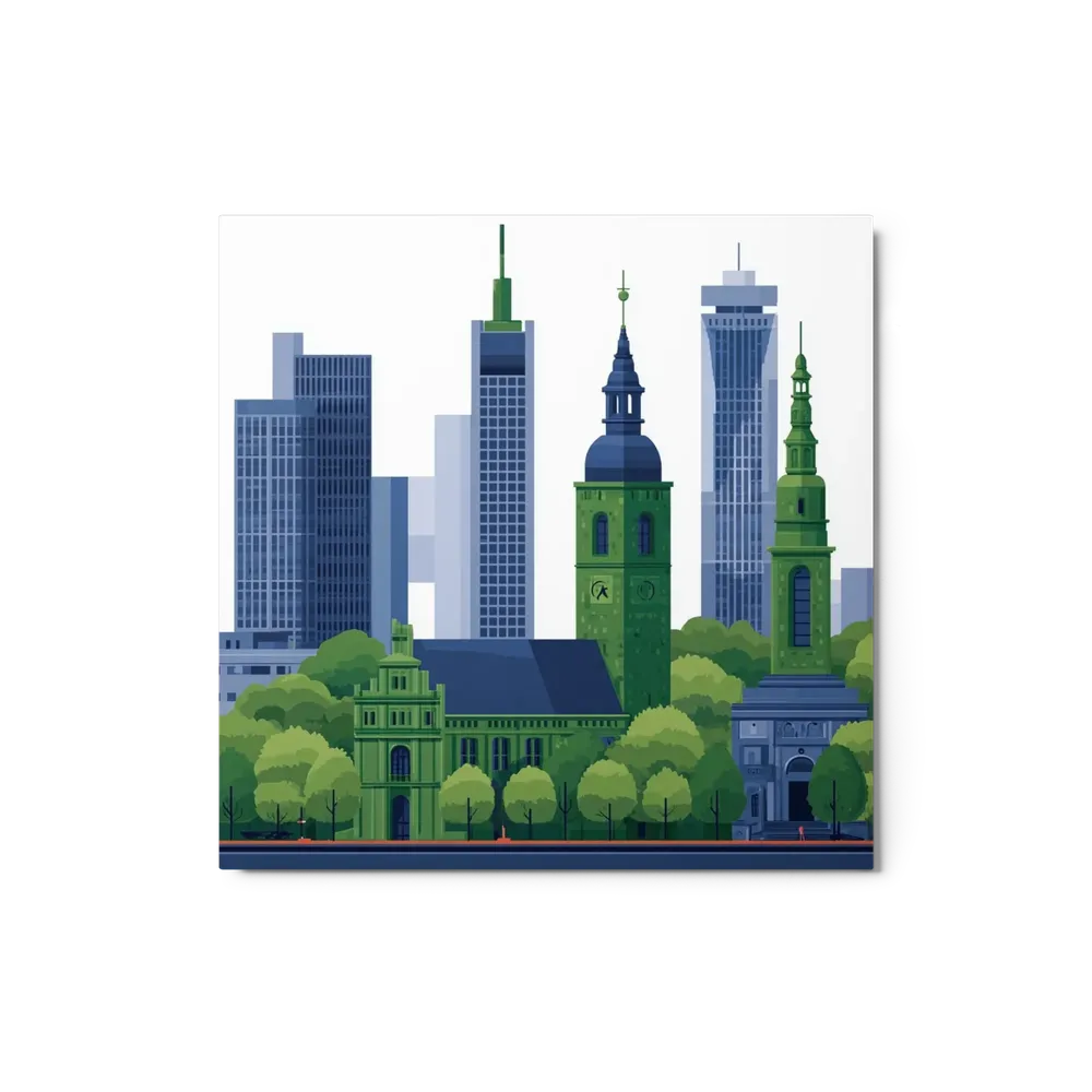 Green City Architecture | Art Print