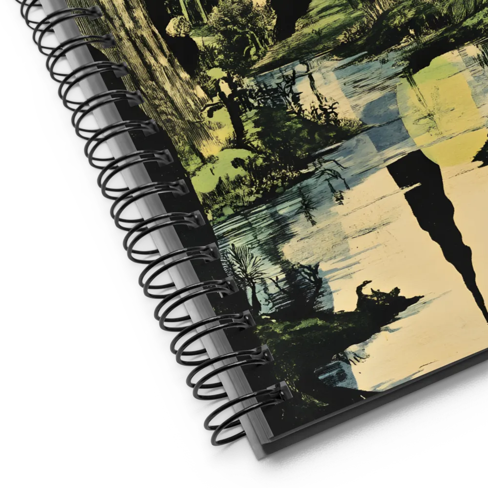 Ethereal Forest Reflection 
 Spiral Notebook | 140 pages