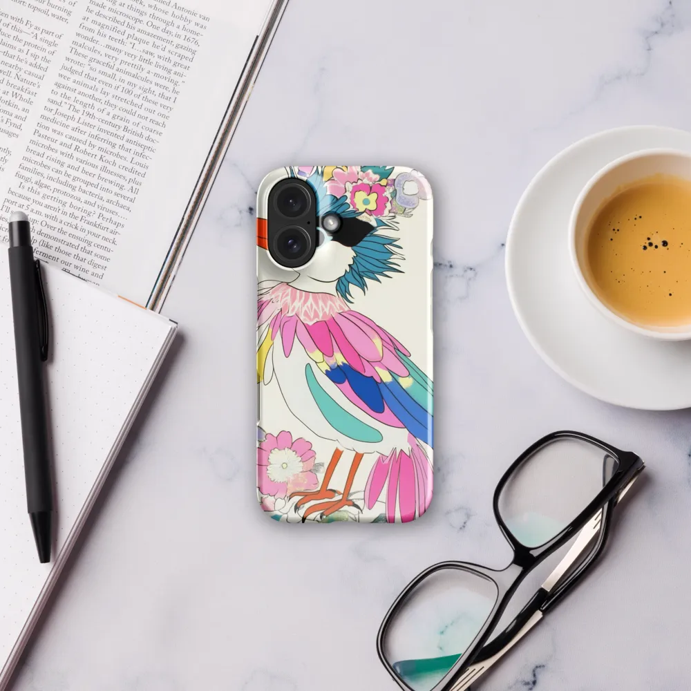 Whimsical Floral Bird 
 iPhone 13 Pro Max | Snap Case