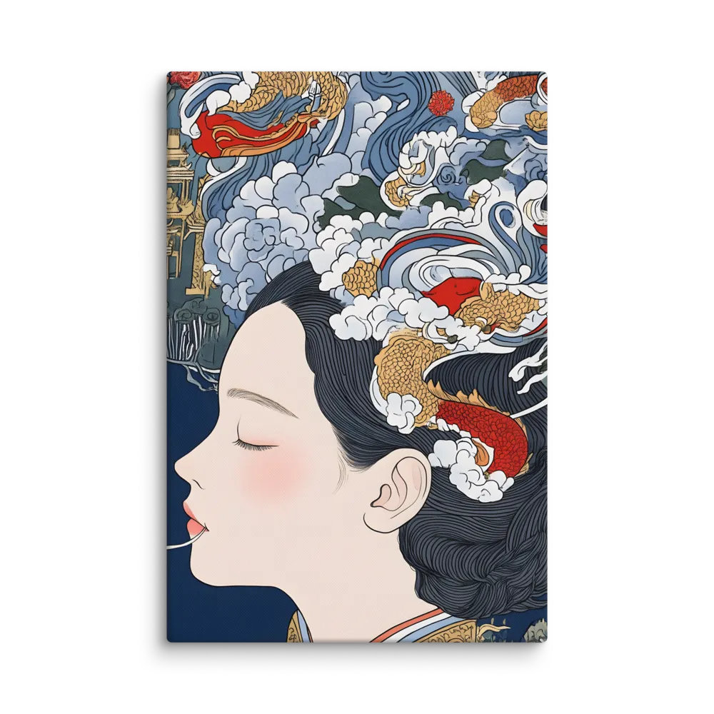 Dreams of the Dragon Empress 
 Canvas | 32″x 48″