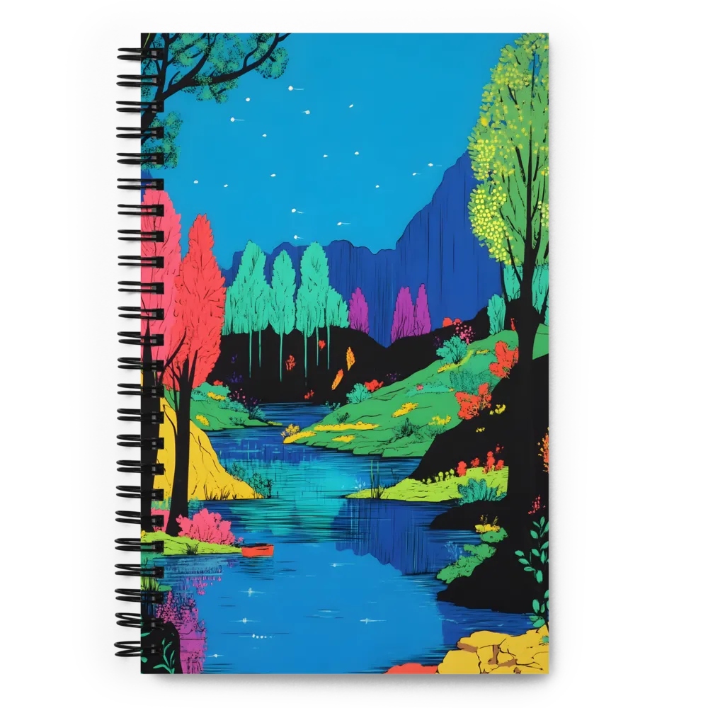 Luminous River Dreamscape 
 Spiral Notebook | 140 pages