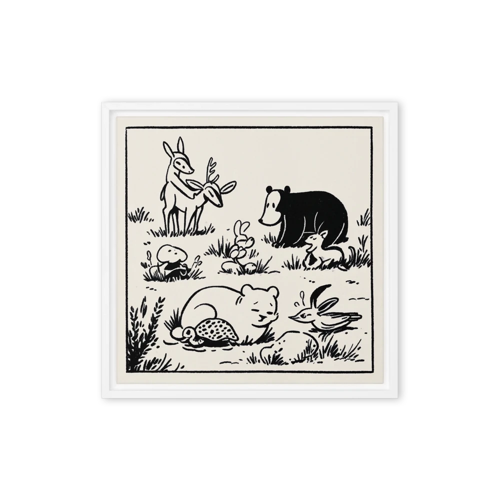 Forest Friends Gathering | Art Print