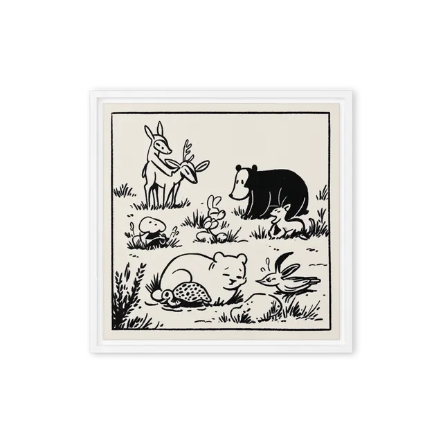 Forest Friends Gathering | Art Print