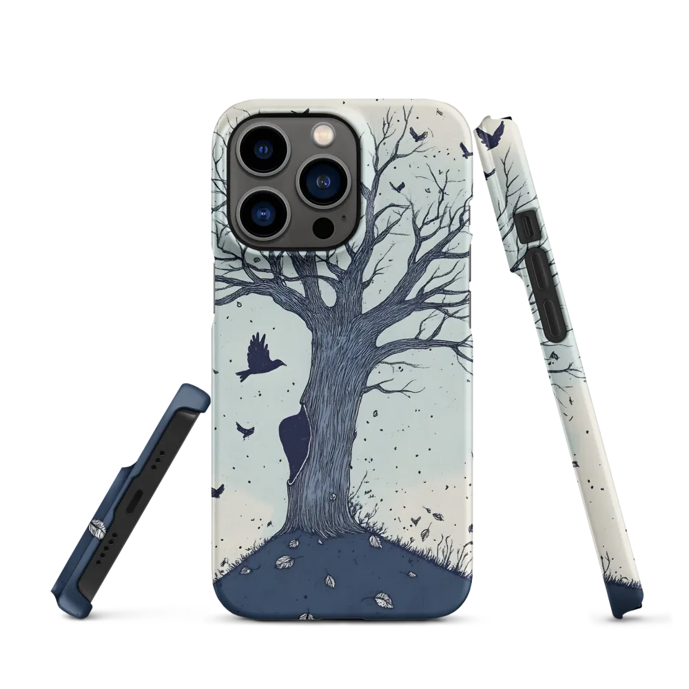 Tree and Birds Illustration | Phone Case