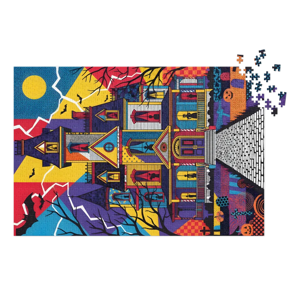 Pop‑Art Haunted House