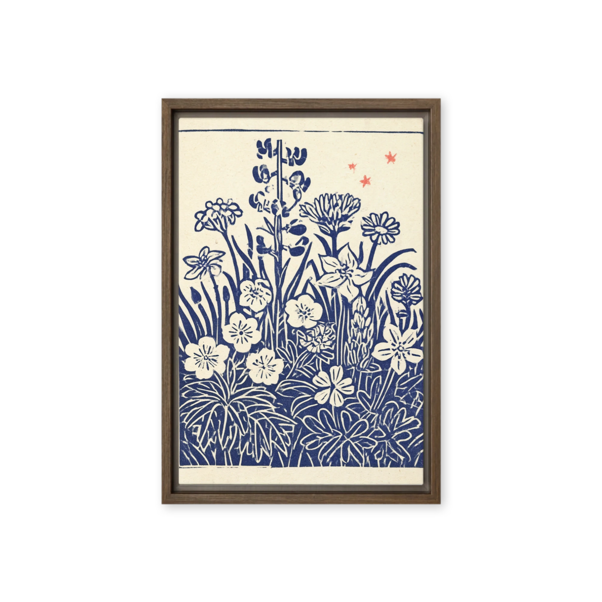 Blue Wildflowers | Art Print