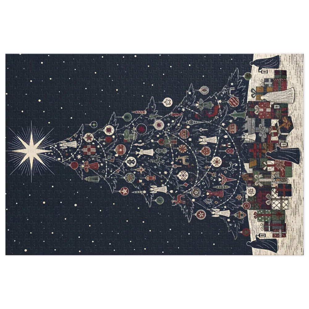 Starry Christmas Tree | Jigsaw Puzzles
