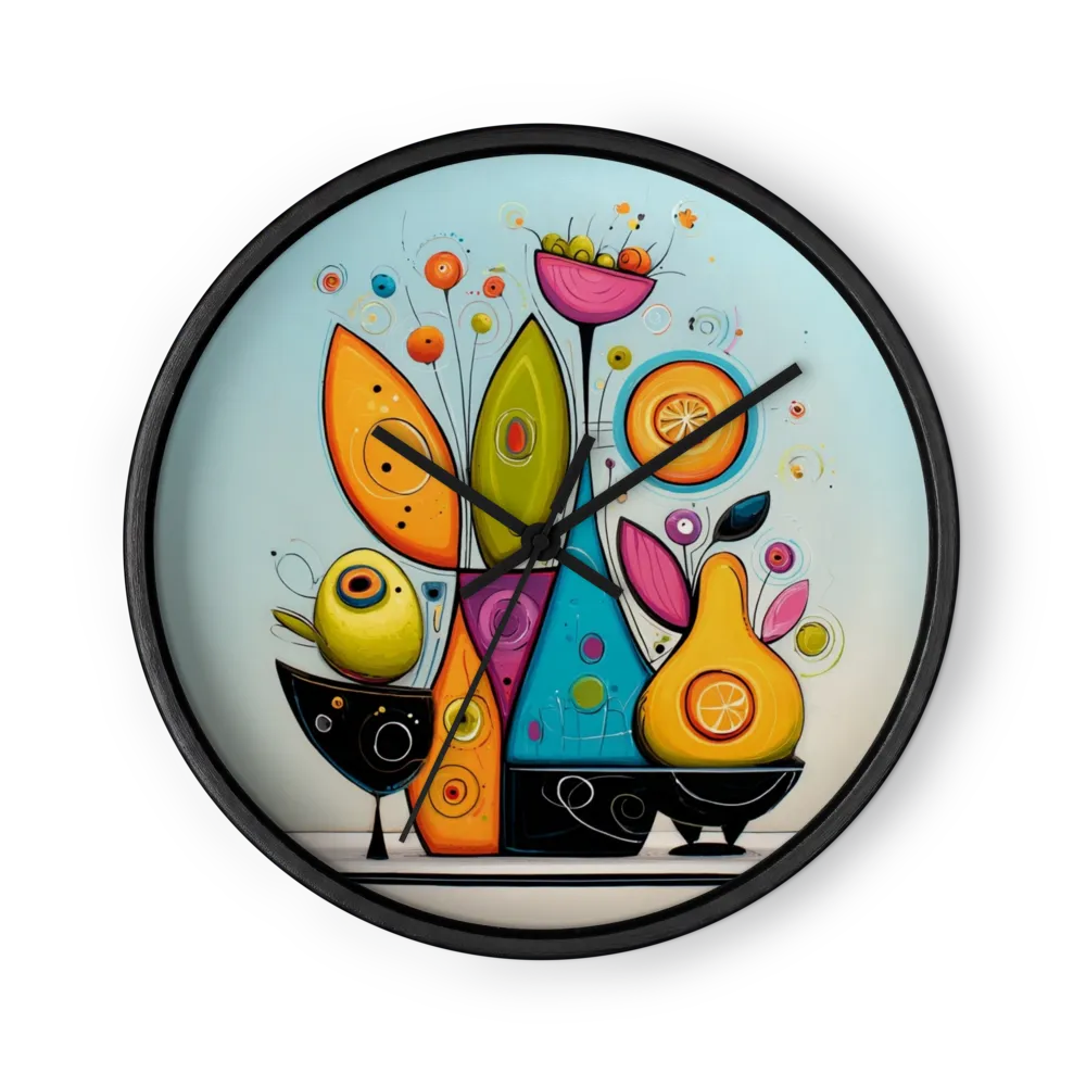 Biomorphic Still Life | Wall Clock