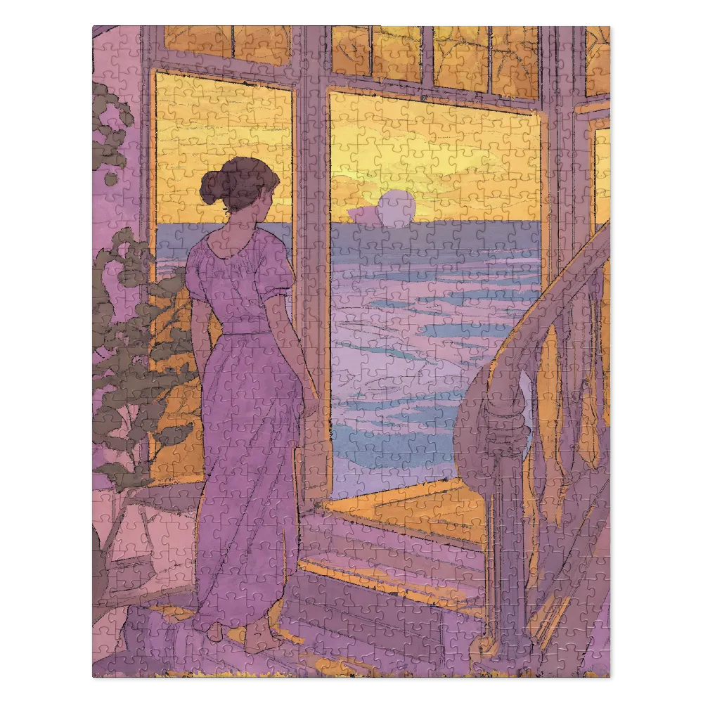 Twilight Reverie 
 Jigsaw Puzzle in Tin Box