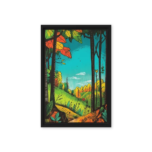Enchanted Autumn Forest | Art Print