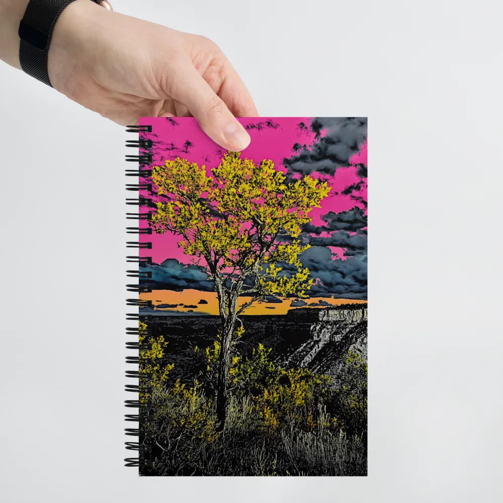 Neon Canyon Sunset 
 Spiral Notebook | 140 pages