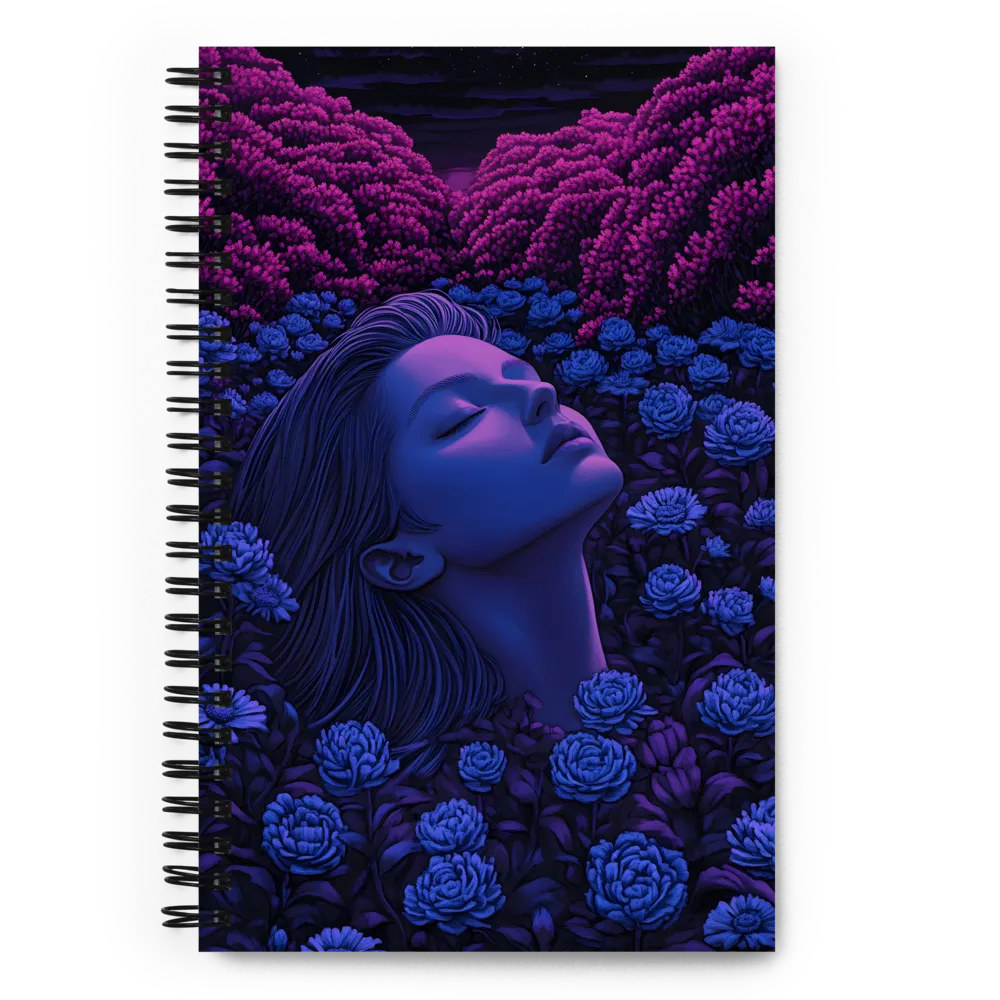 Midnight Bloom Reverie 
 Spiral Notebook | 140 pages