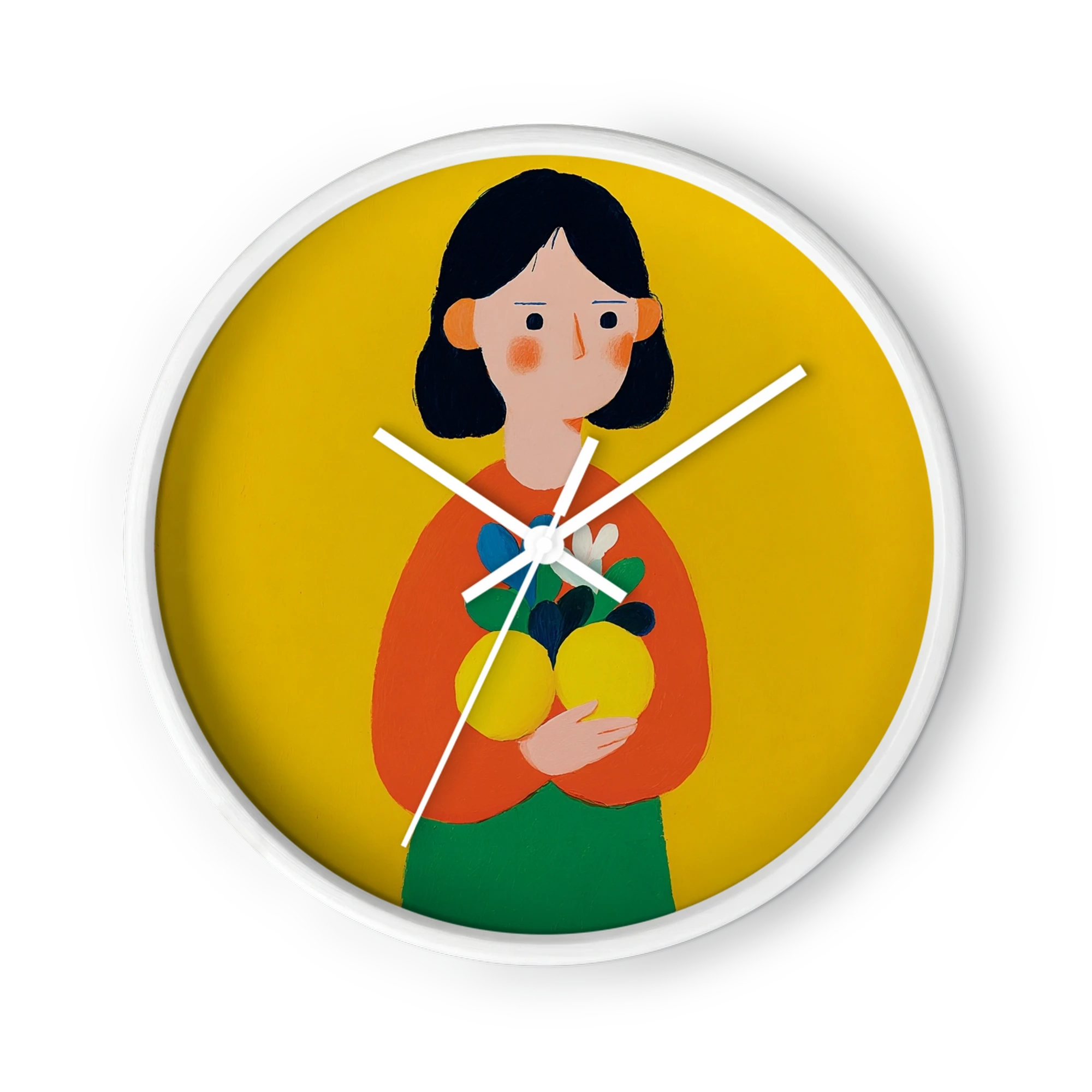 Woman Holding Lemons