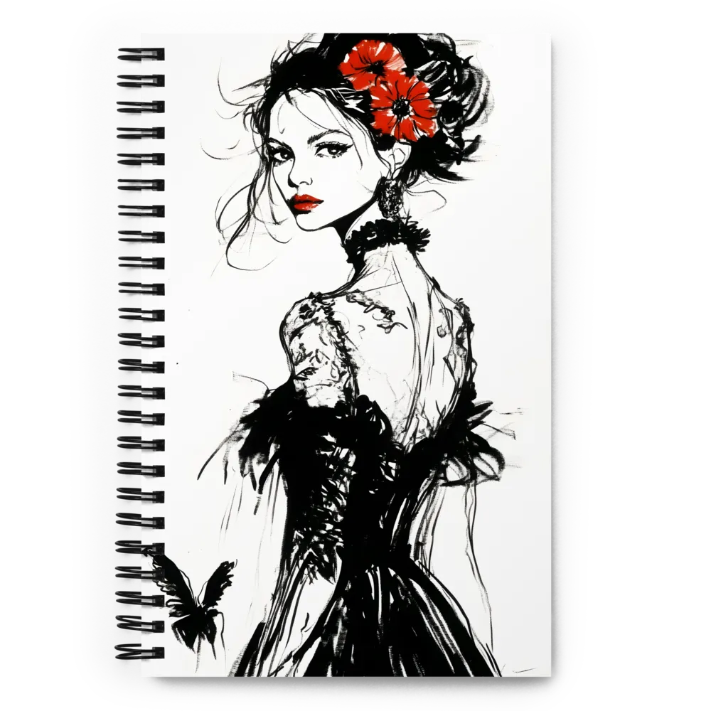 Crimson Grace 
 Spiral Notebook | 140 pages