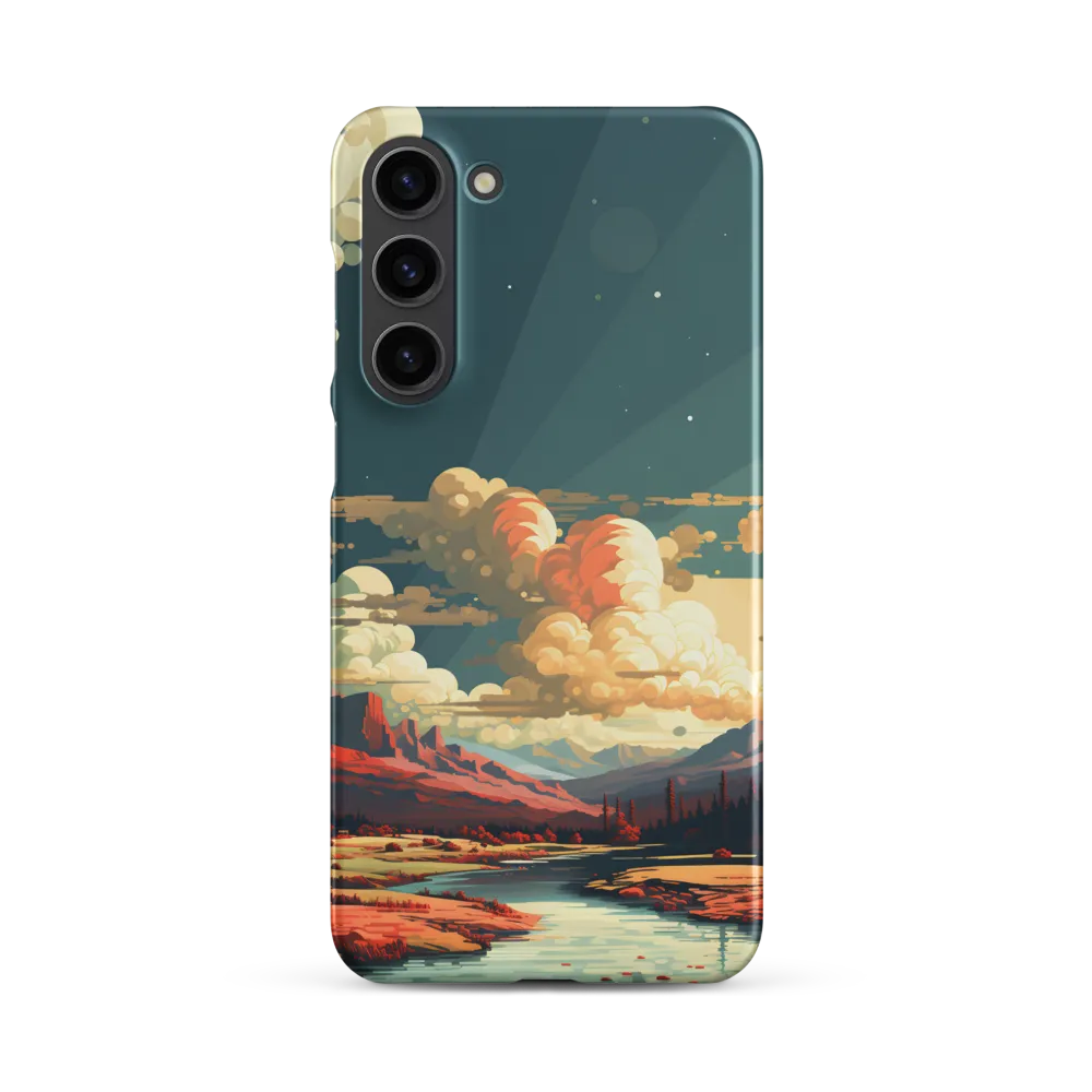 Mountain Landscape with River | Phone Case
