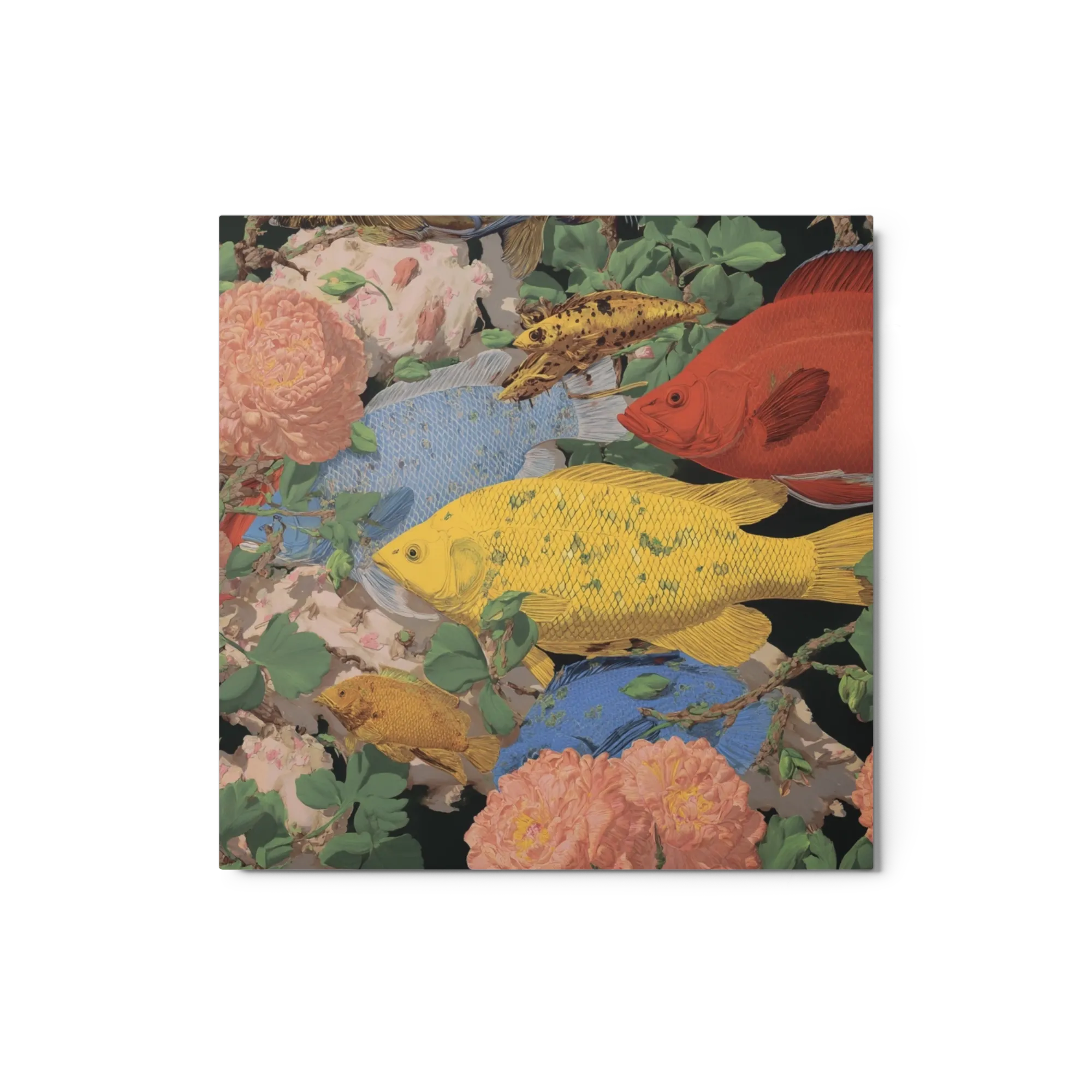 Exotic Fish and Peonies