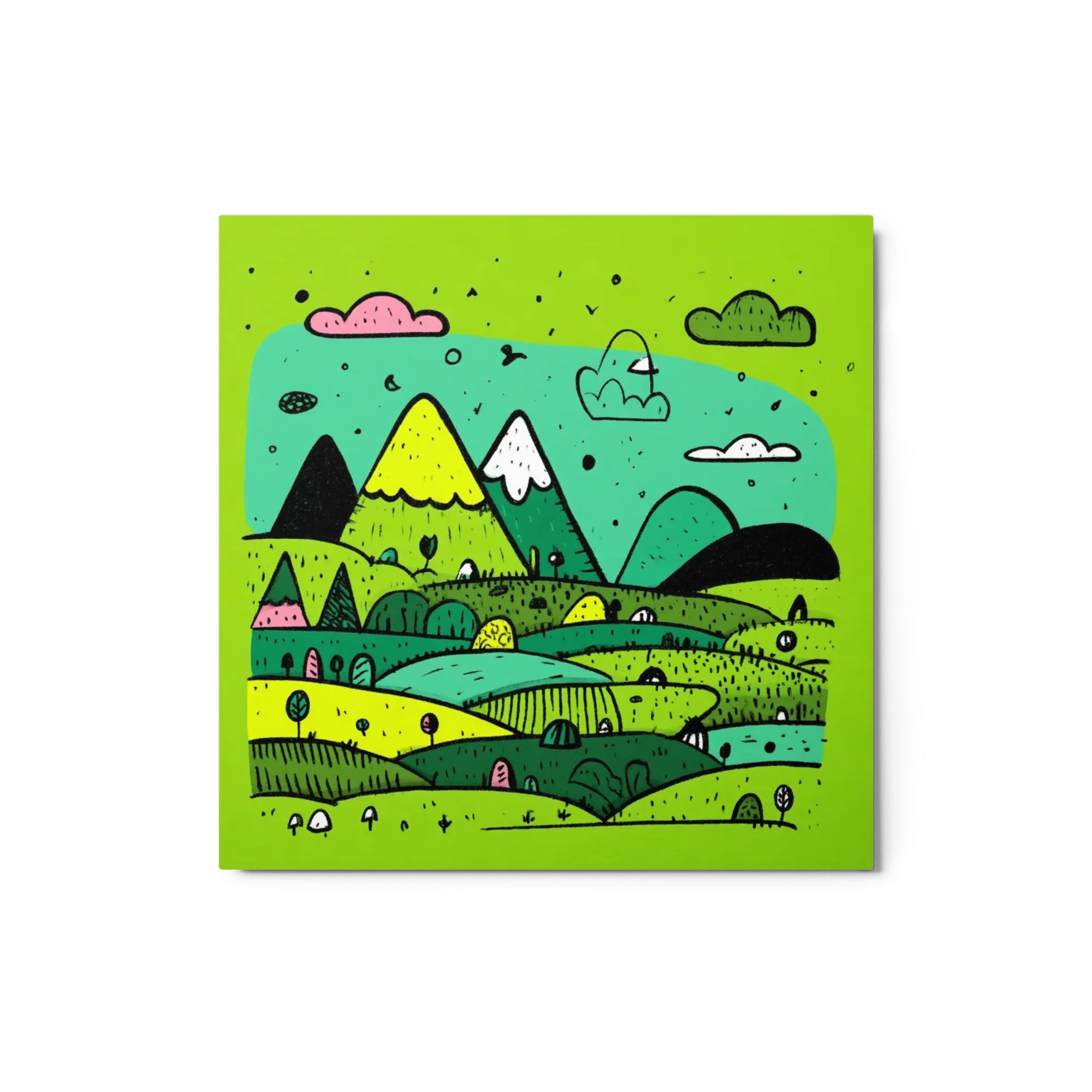 Whimsical Green Valley