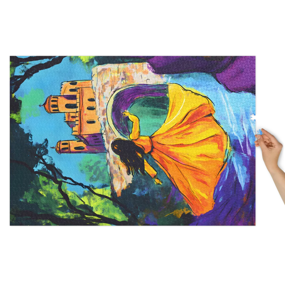 The Castle Dancer 
 Jigsaw Puzzle in Tin Box