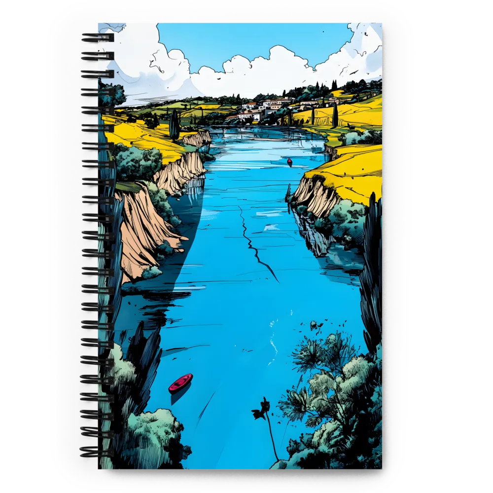 Vibrant Canyon River 
 Spiral Notebook | 140 pages