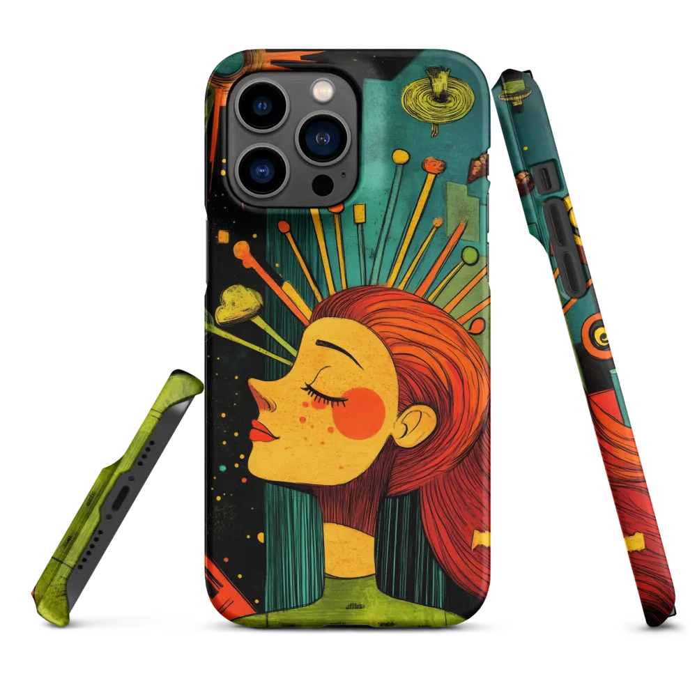 Cosmic Portrait of a Woman | Phone Case