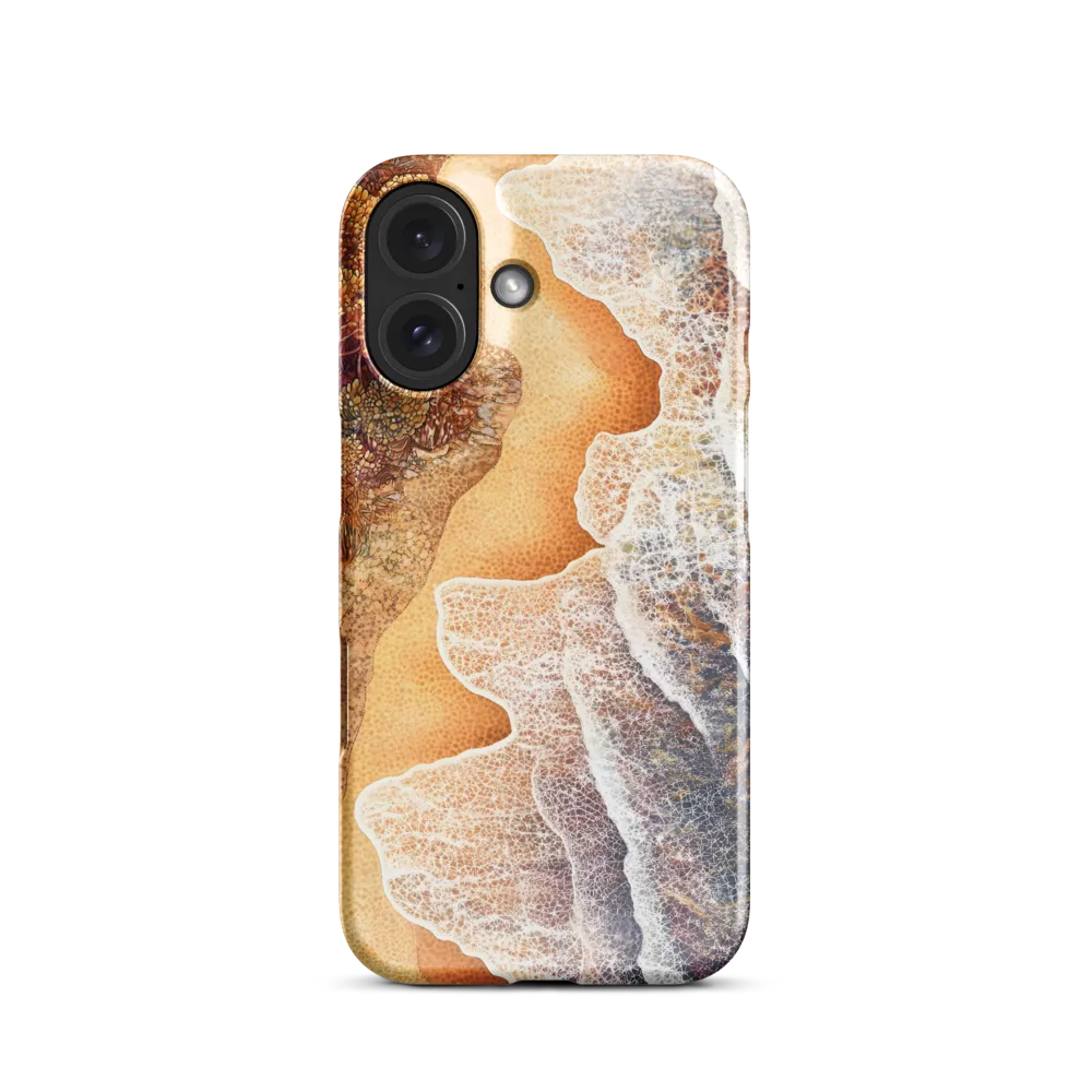 Golden Shoreline Mosaic 
 iPhone 14 Pro | Snap Case