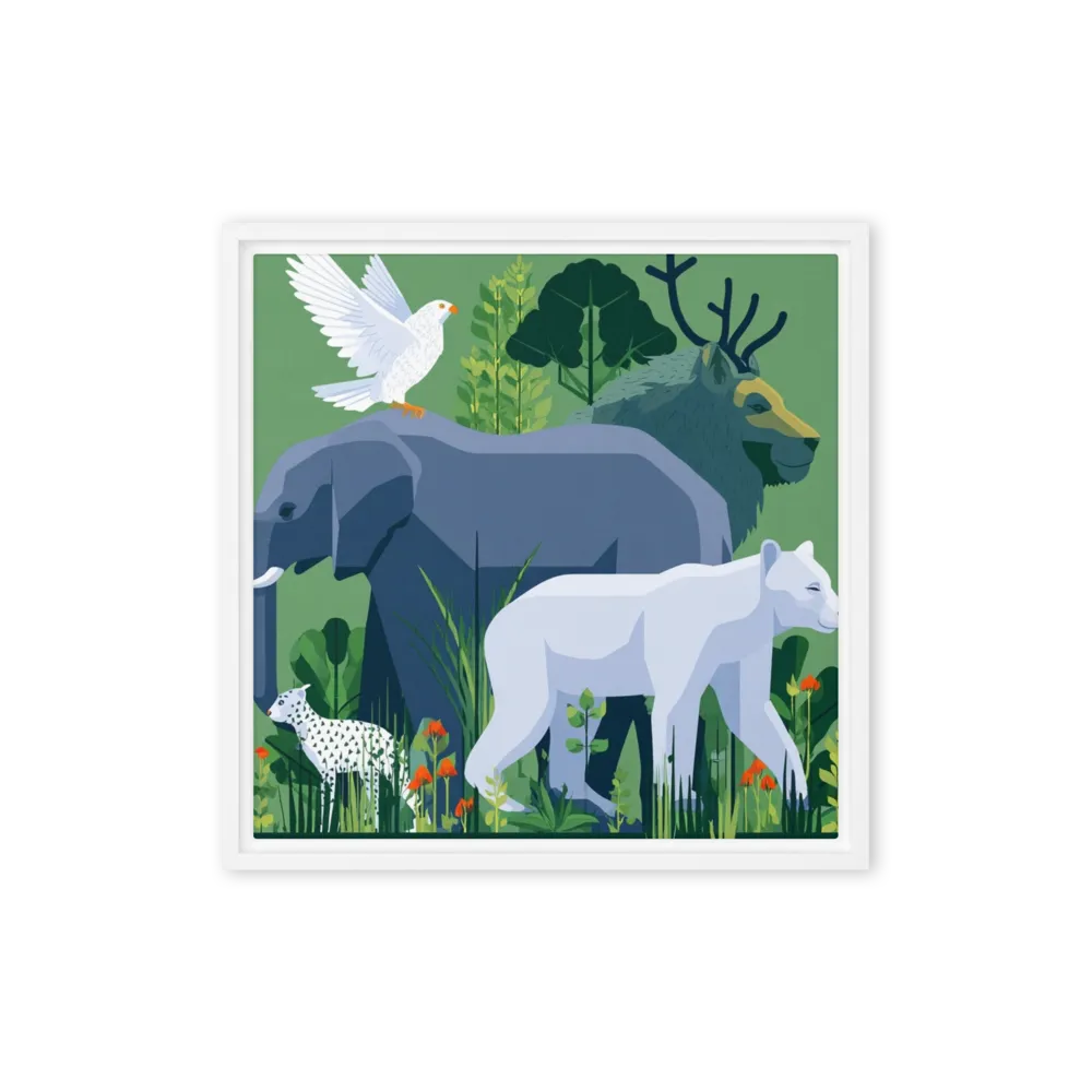 Guardians of the Wild 
 Poster with White Frame | 10″x 10″