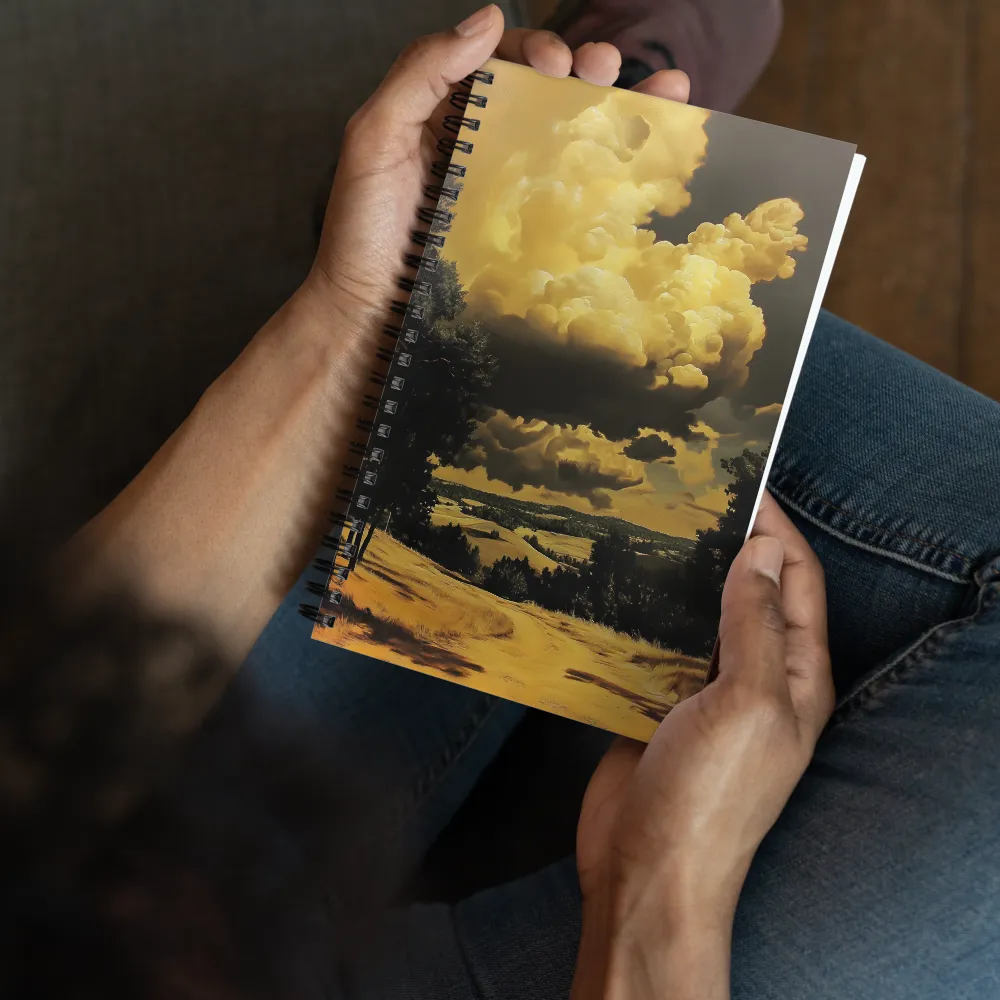 Golden Hour Storm 
 Spiral Notebook | 140 pages