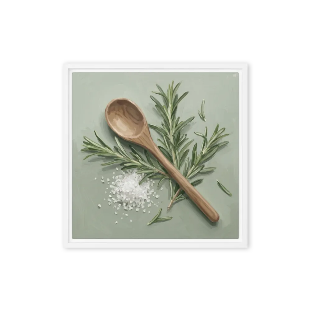 Culinary Still Life 
 Poster with Black Frame | 18″x 18″
