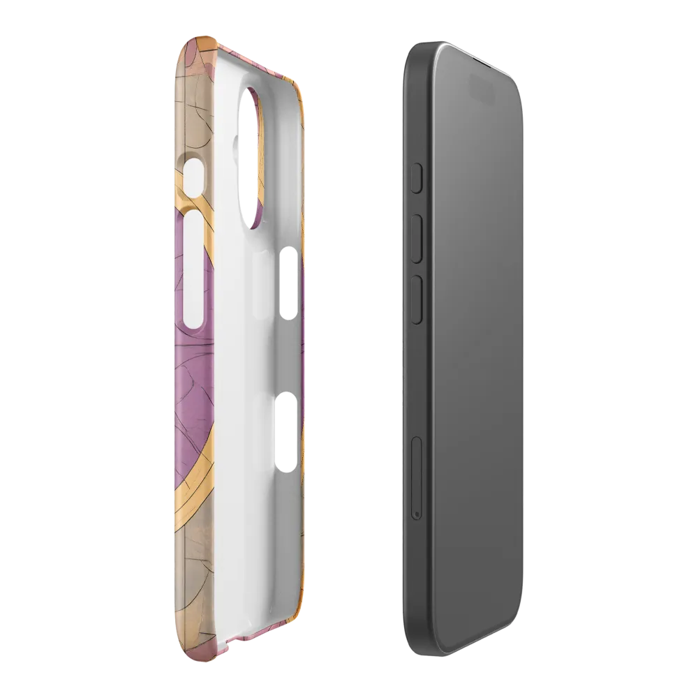Geometric Floral Radiance 
 iPhone 15 Pro | Snap Case