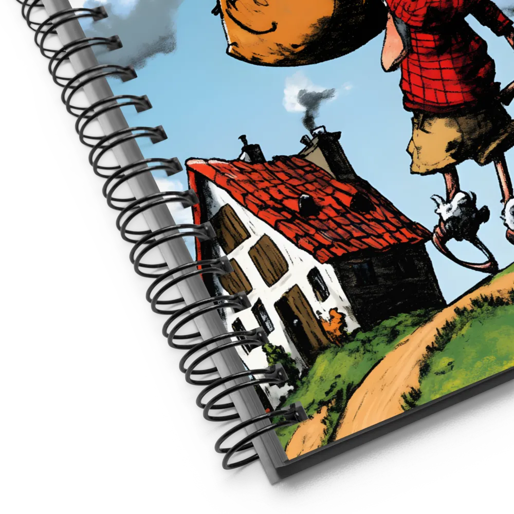 The Burdened Traveler 
 Spiral Notebook | 140 pages