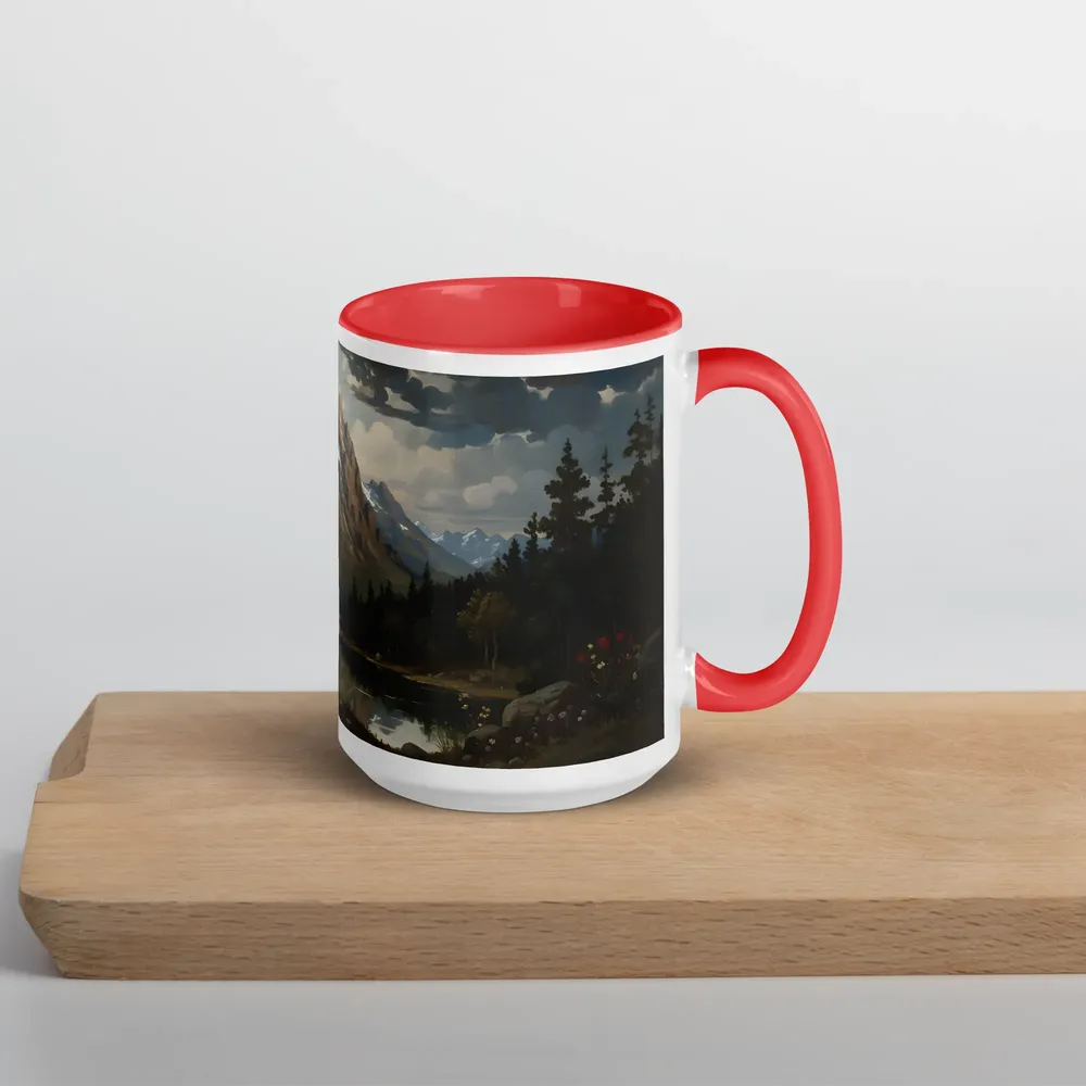 Alpine Reflection 
 Mug with Black inside | 15 oz