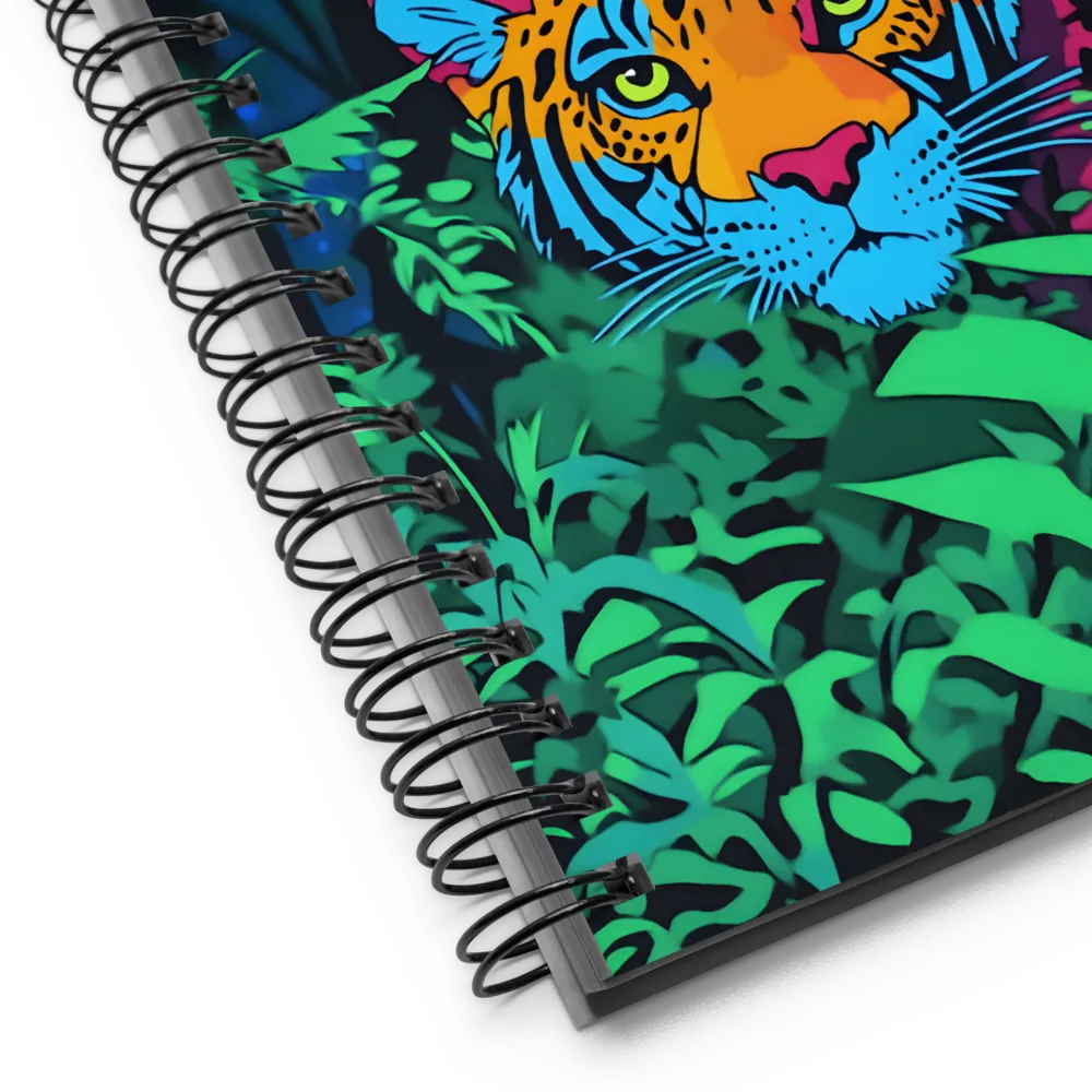 Vibrant Jungle Jaguar 
 Spiral Notebook | 140 pages