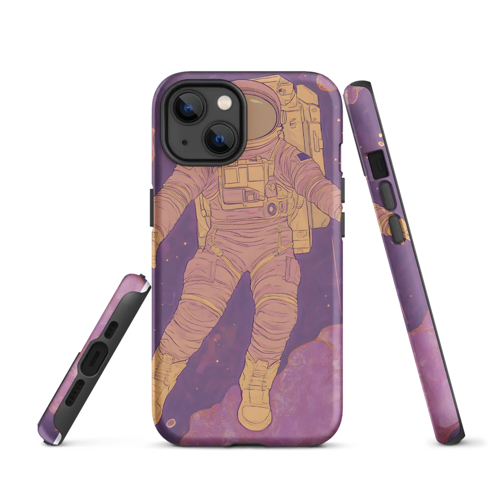 Astronaut in Space Illustration | Phone Case