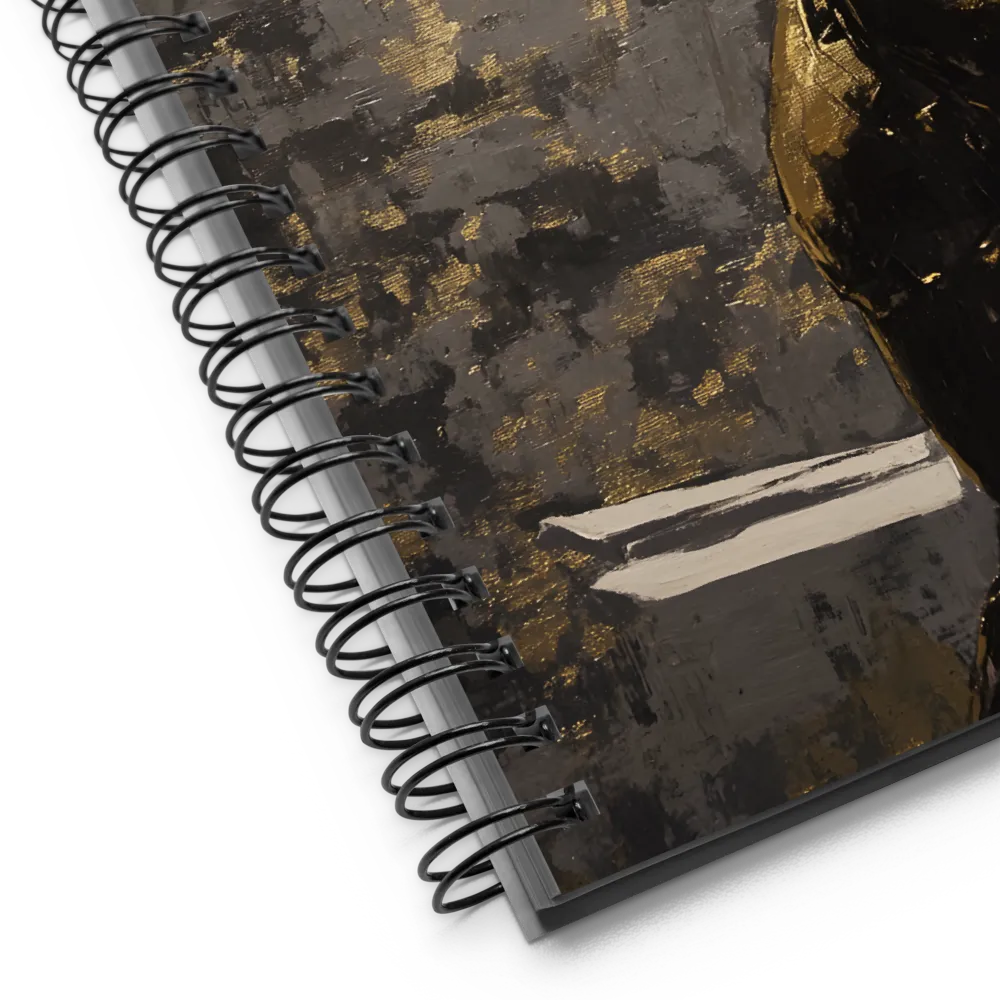 Gilded Vigil 
 Spiral Notebook | 140 pages