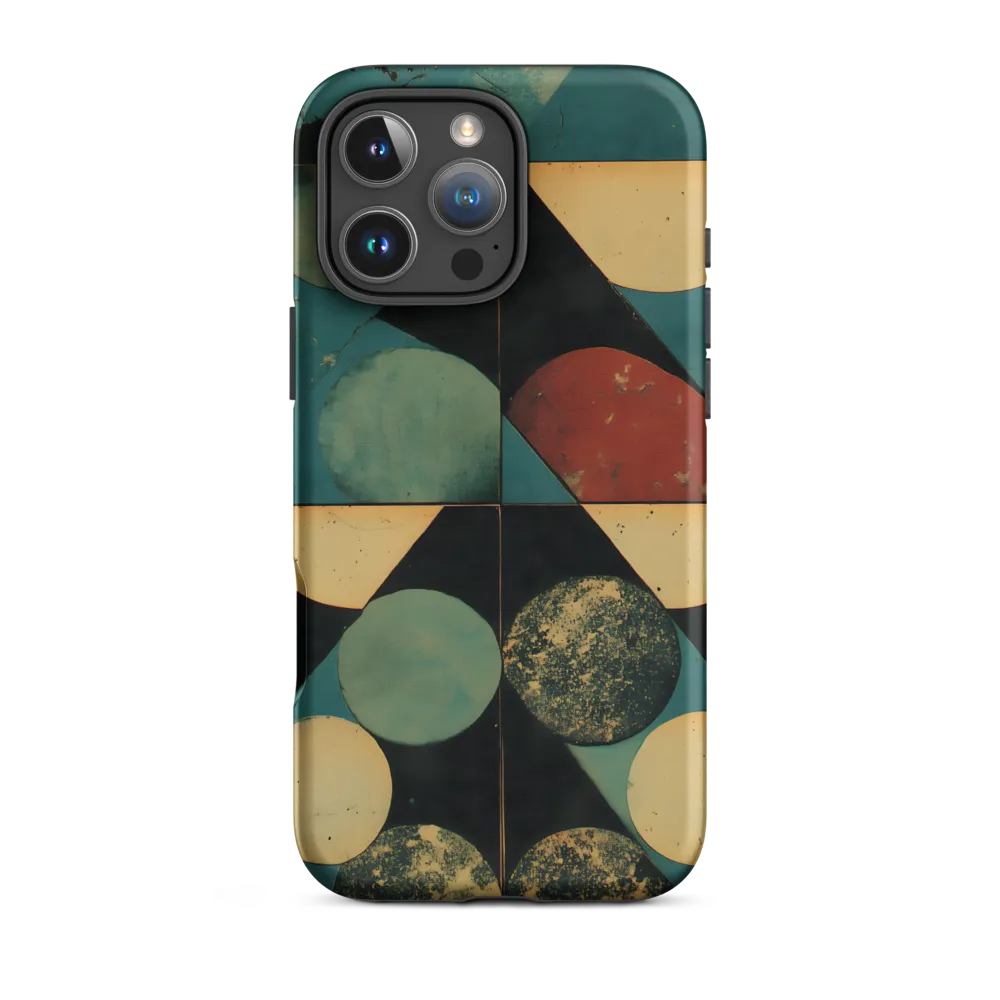 Abstract Geometric Design with Shapes | Phone Case