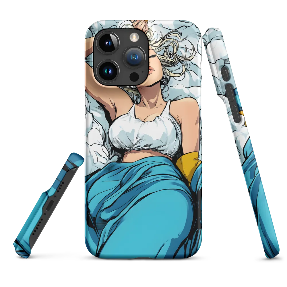 Serene Woman in Bed | Phone Case
