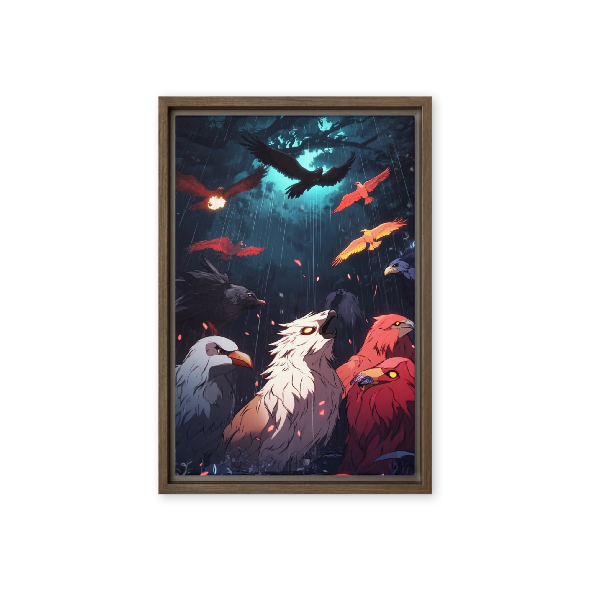 Moonlit Flock | Art Print