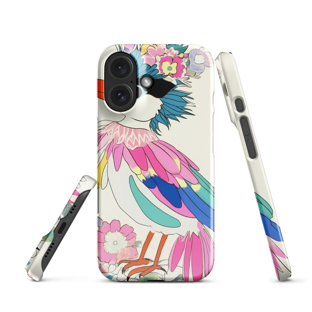 Whimsical Floral Bird 
 iPhone 13 Pro Max | Snap Case