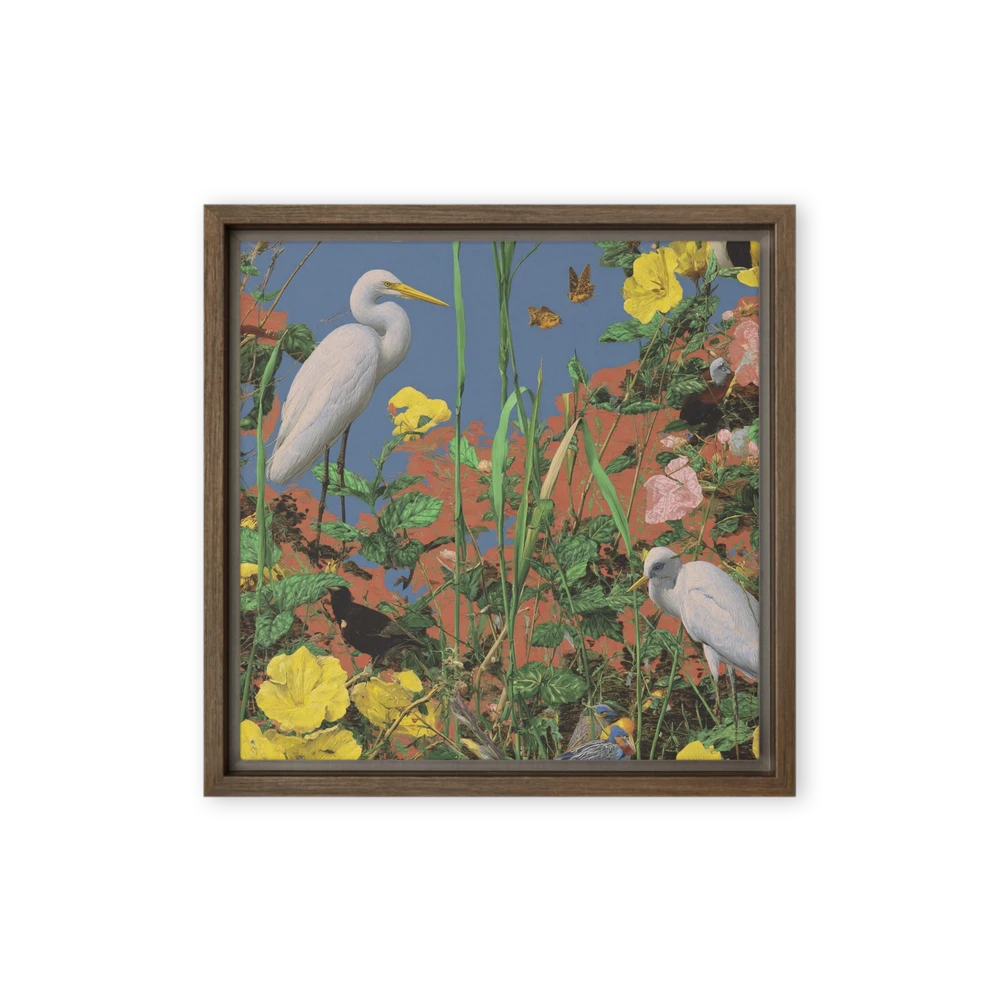 Egrets in the Reeds | Art Print