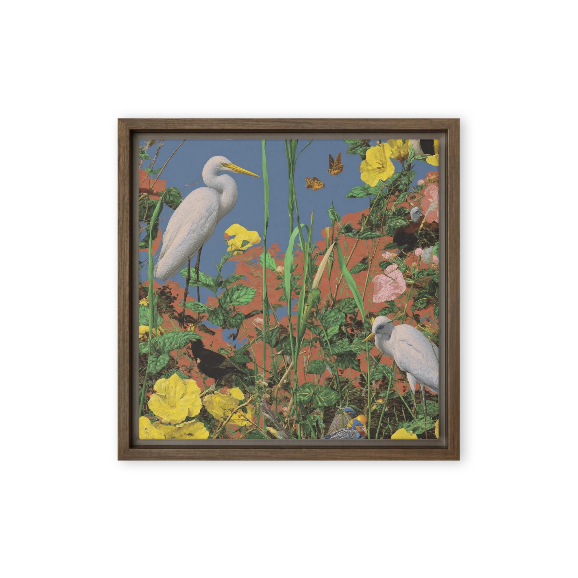 Egrets in the Reeds