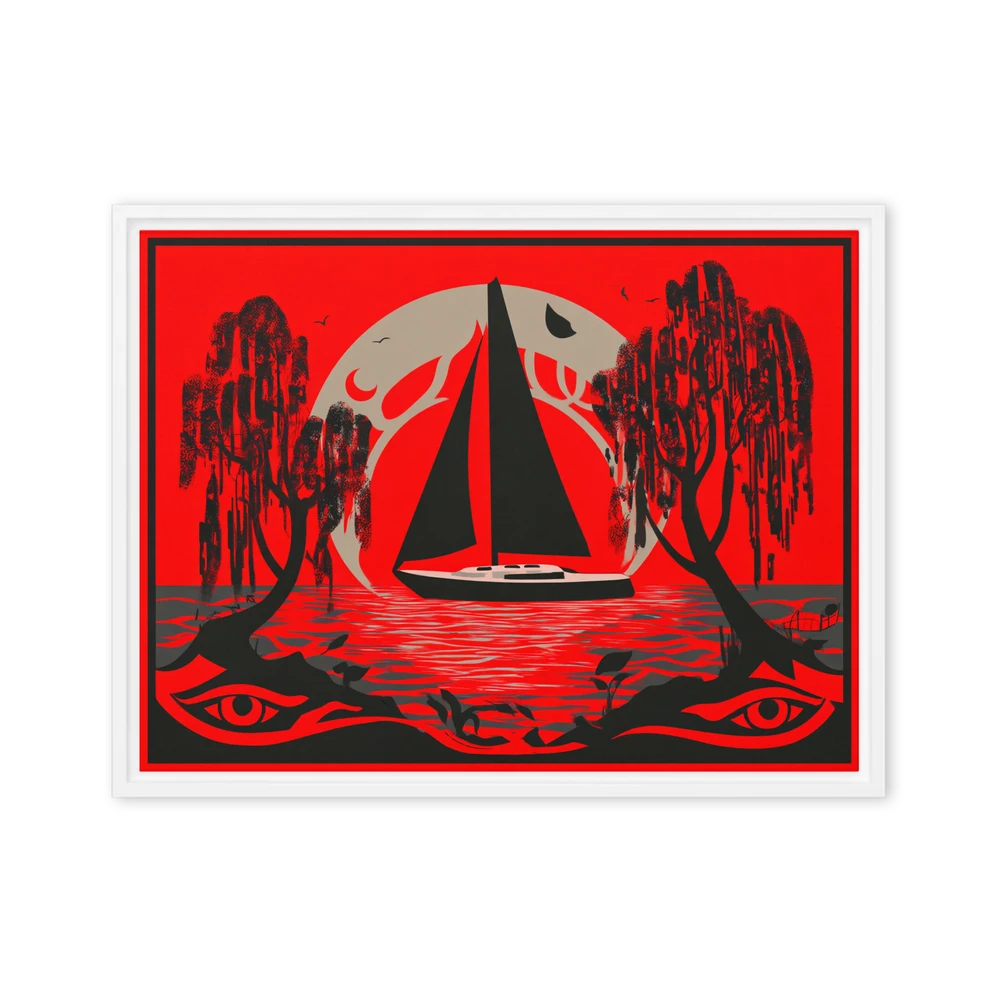 Crimson Solitude | Art Print