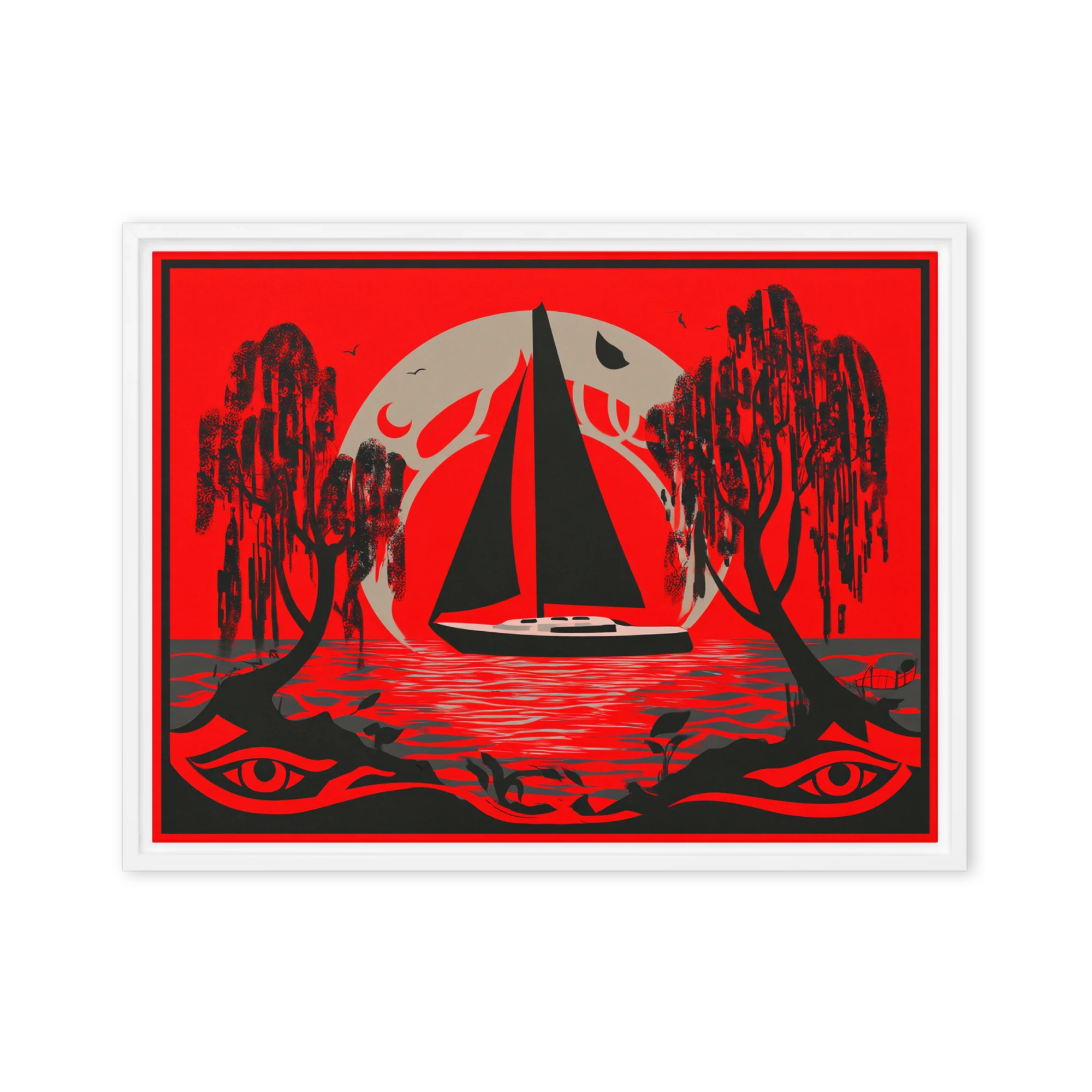 Crimson Solitude | Art Print
