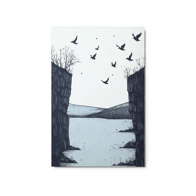 Descent of Ravens | Art Print