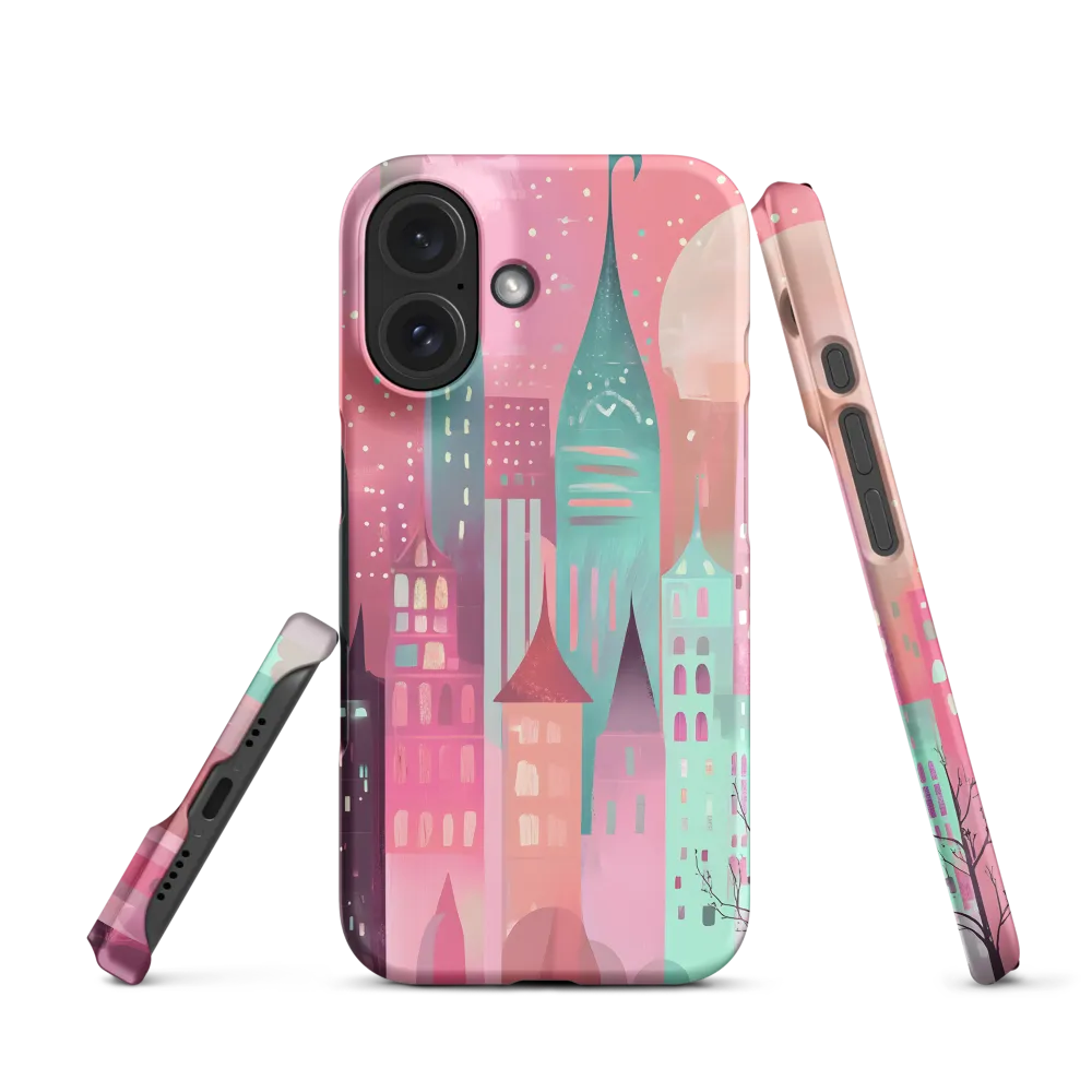 Pastel Cityscape Illustration | Phone Case